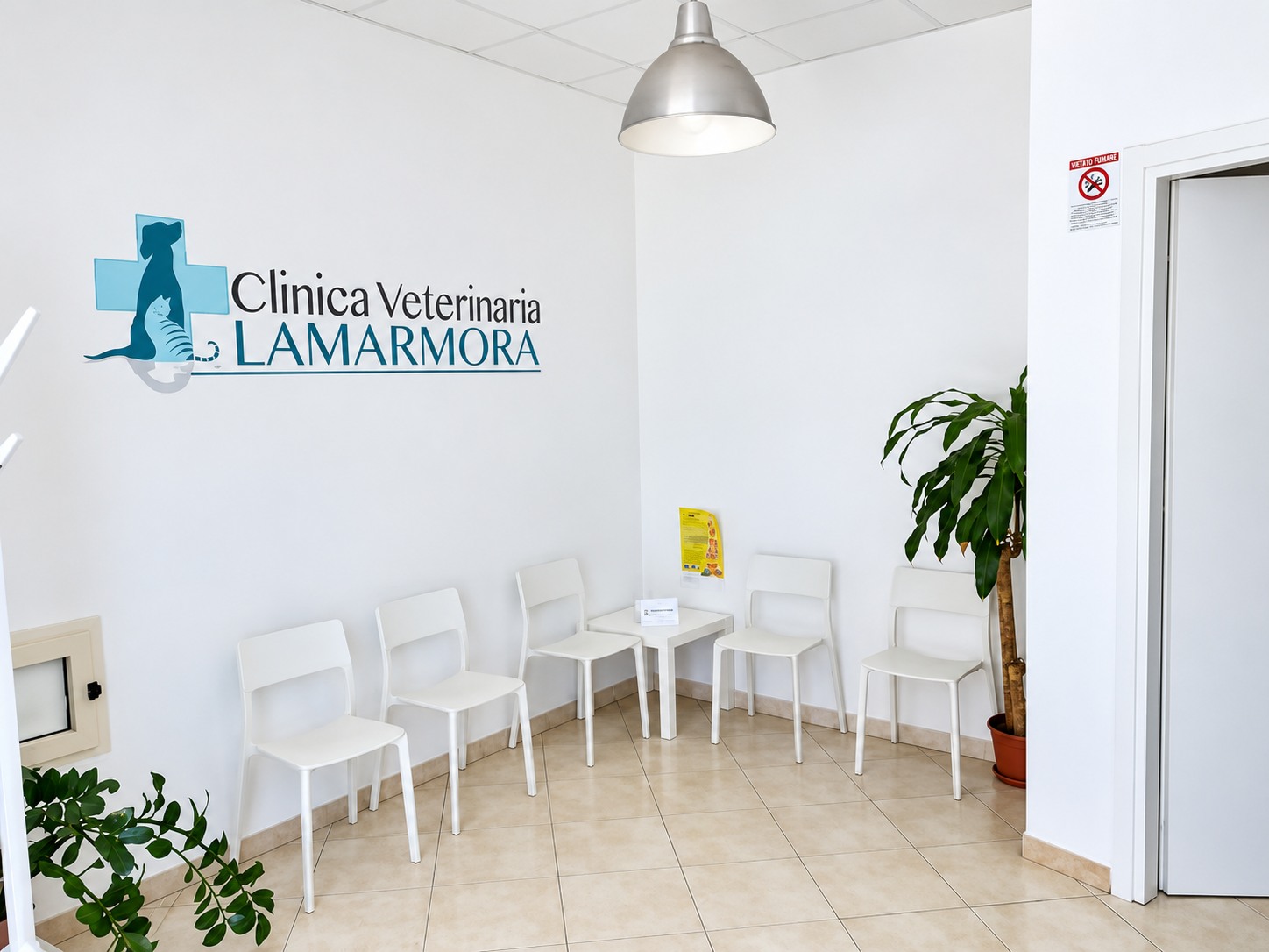 Sala d’attesa della clinica